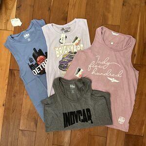 IndyCar Womens Tank Top Misc. Lot Of 4